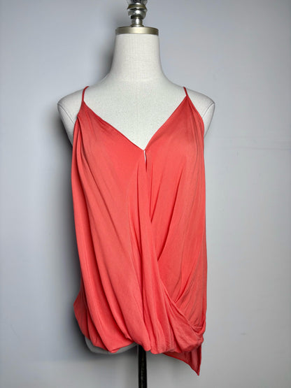 Women Size P Helmut Lang Orange Solid Top