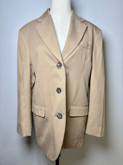Women Size M Everlane Khaki Sail Boats Cotton NWT Blazer