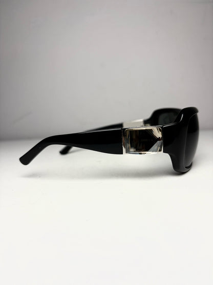 Jimmy Choo 0807 Rocks Pre-owned Black Acetate Rare Sunglasses