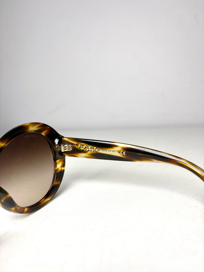 Chanel Pre-owned Brown Acetate Sunglasses