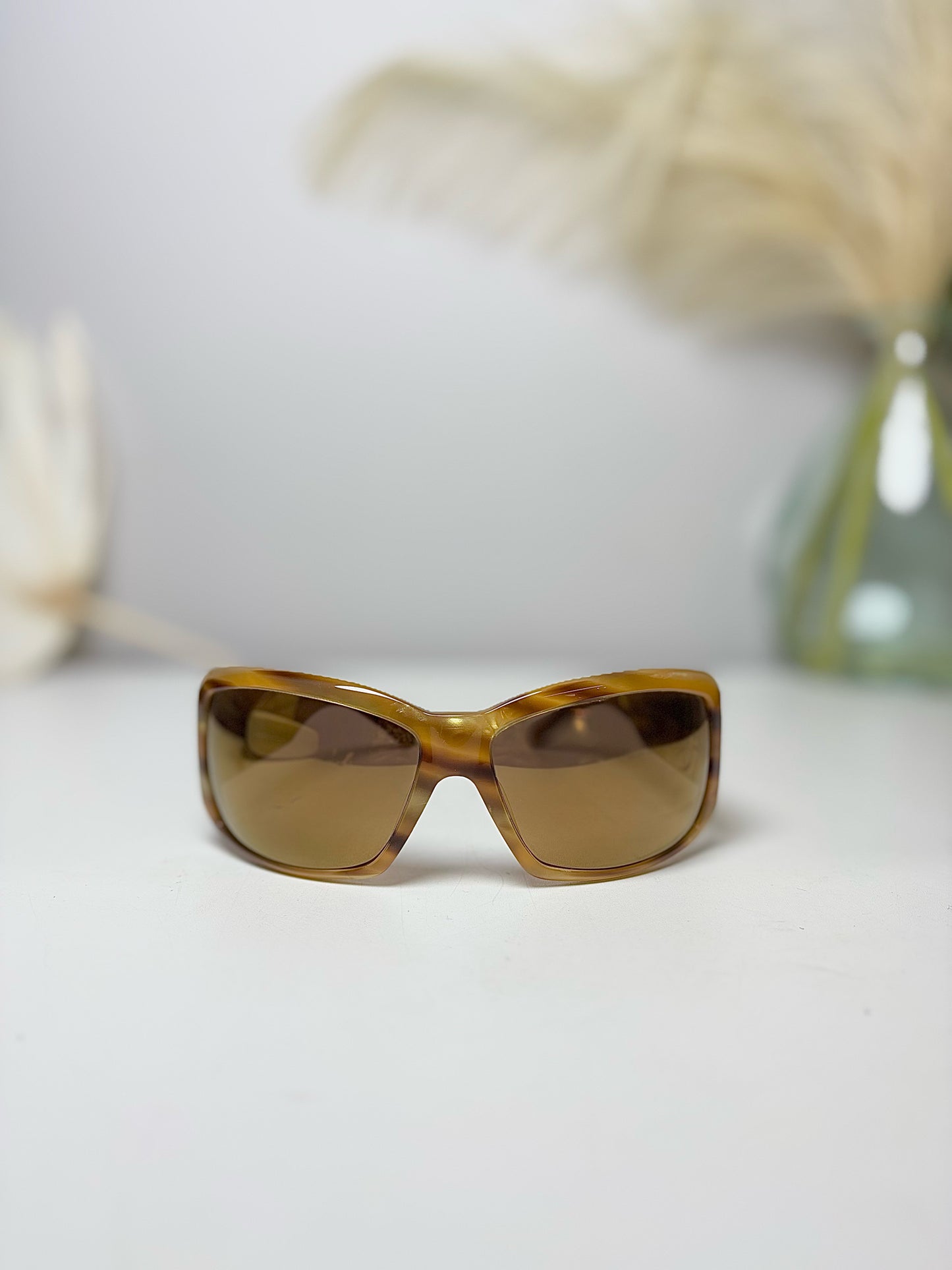 Versace Gold Medusa Logo Sunglasses