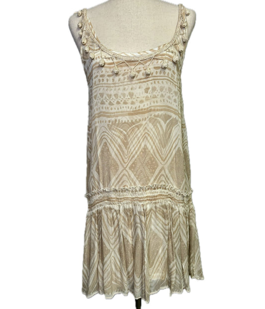 Calypso Tanm Geometric Silk Dress
