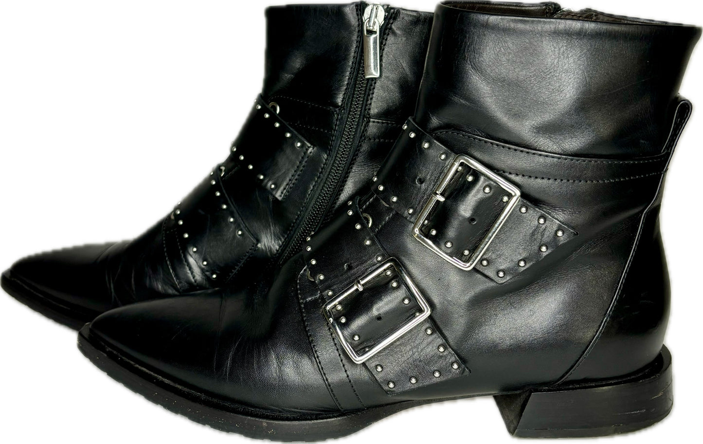 Capezzani Leather Cowhide Boots