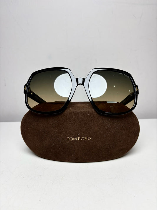 Tom Ford Women's NWT, Pre-owned Black Acetate Sunglasses