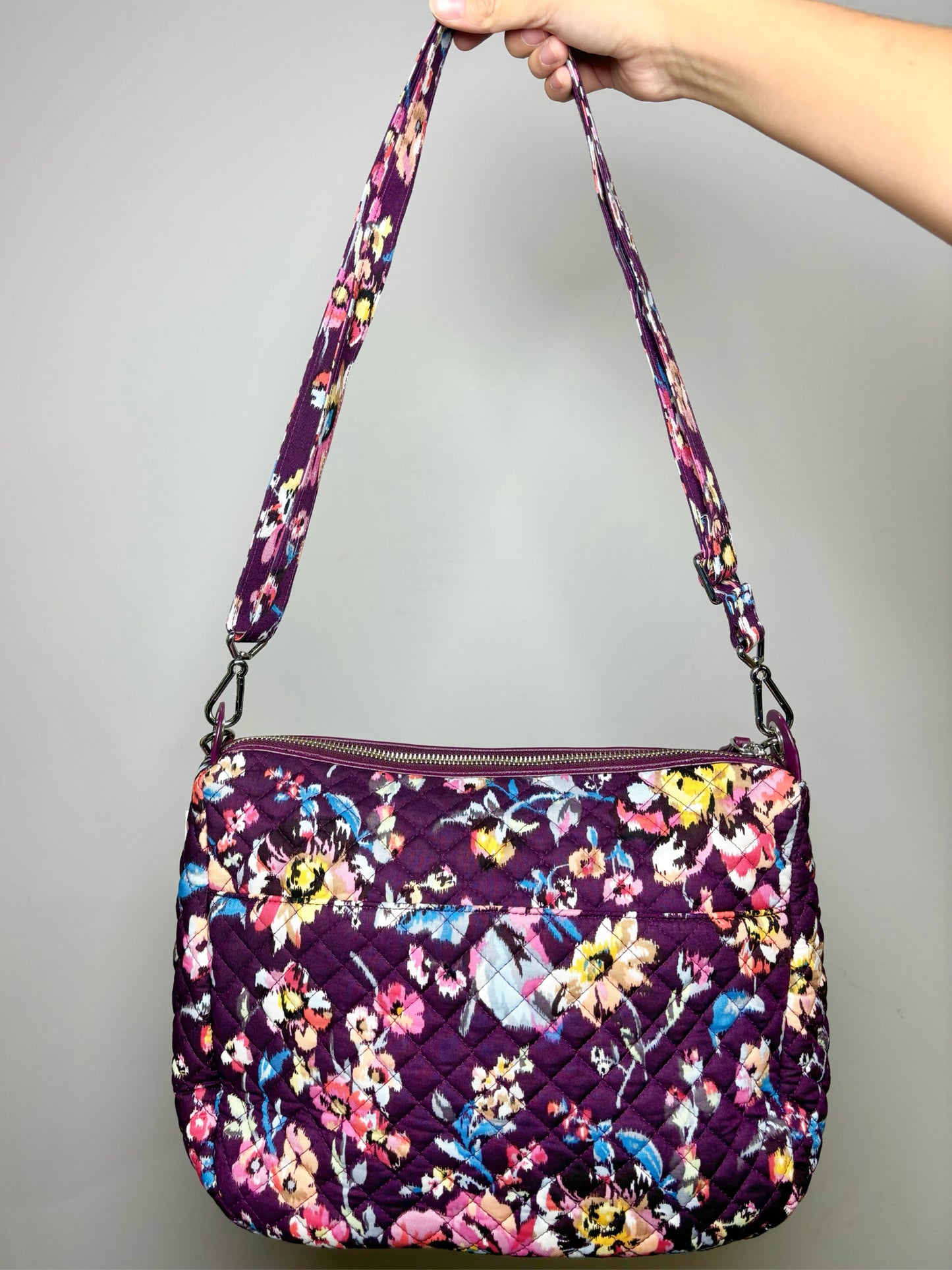 Plum Vera Bradley Floral Purse