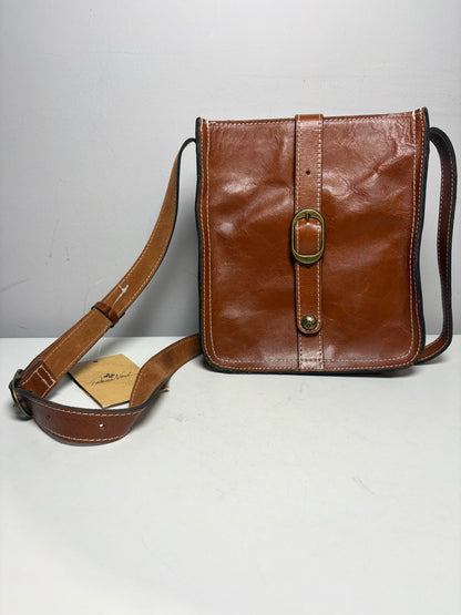 Women's Patricia Nash Solid Leather NWT, Pre-owned Brown Small Purse