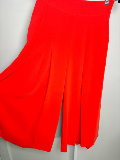 Women Size 1 Ted Baker Red Solid Pants