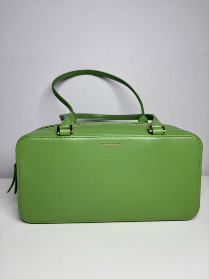Veronica Beard Boxy Shoulder Leather Pre-owned, NWOT Lemongrass Green Bag