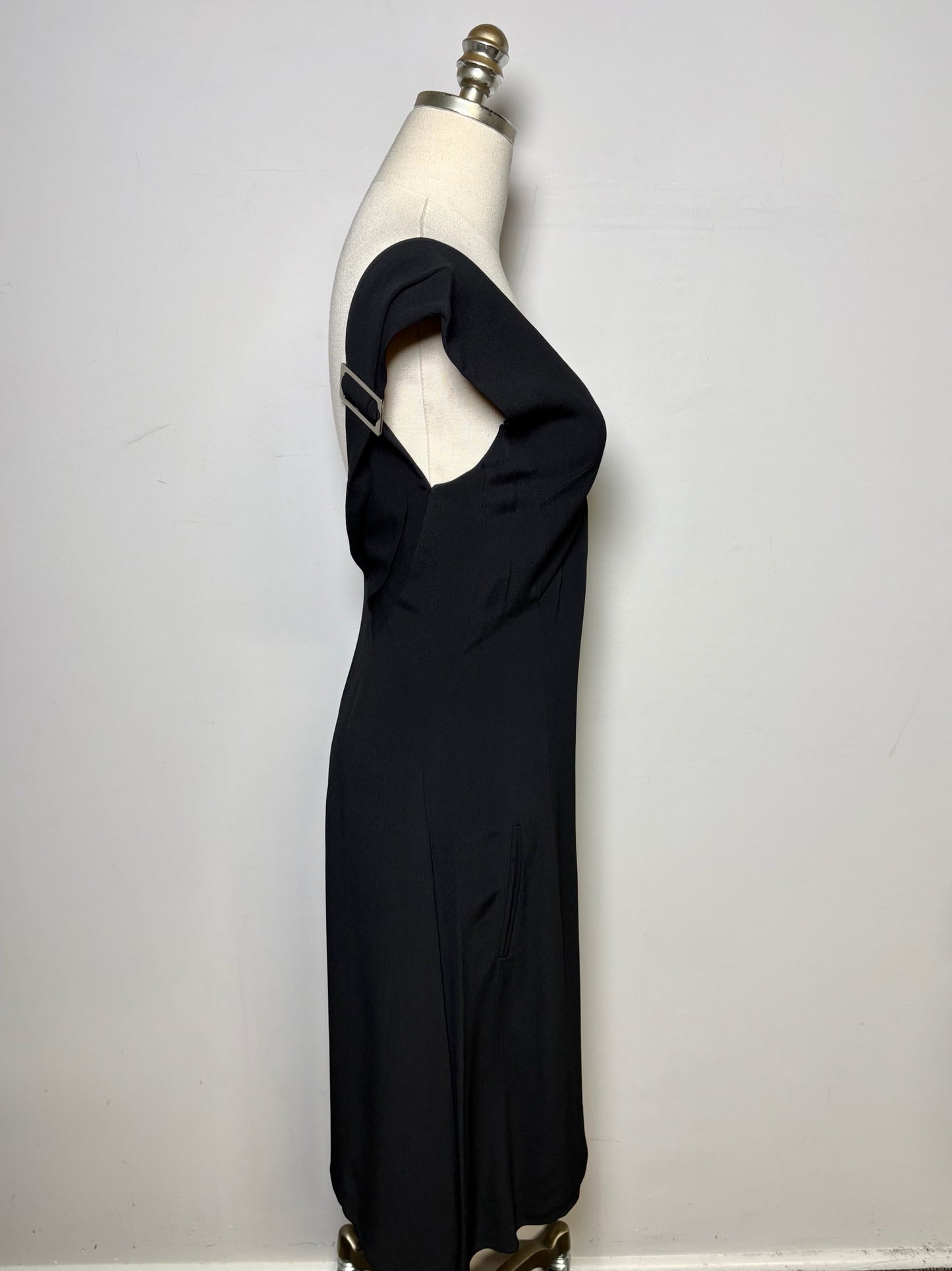 Women Size 2 (S) Derek Lam Black Wide Leg Romper