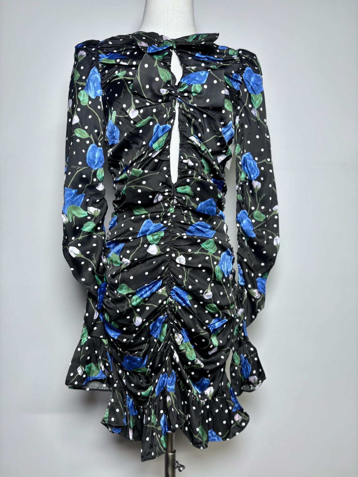 Women Size 36 (2) Rotate Birger Christensen Black, white, blue & green NWT Dress