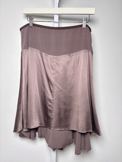 Women Size 8 Diane Von Furstenberg Taupe Solid Skirt