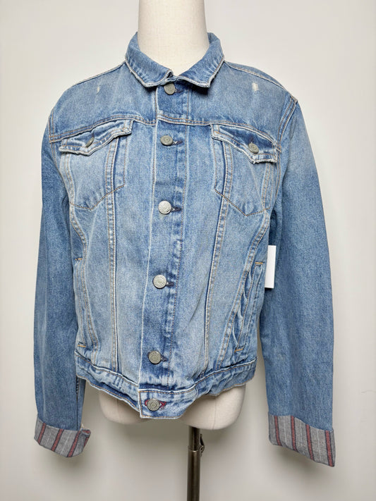 Women Size L GRLFRND Blue Denim Jacket