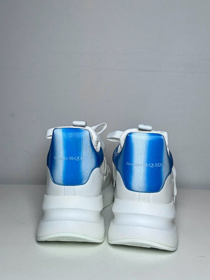 Alexander McQueen Oversized White/Blue Men's Pre-owned, NWOT 43 (10 US) Sneakers