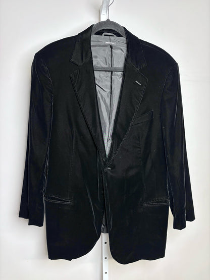 Giorgio Armani Black Men's Velveteen Special Occasion Blazer