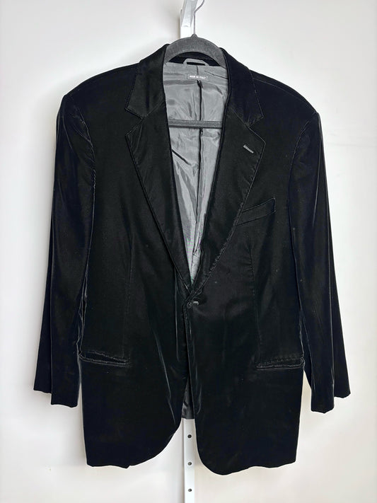 Giorgio Armani Black Men's Velveteen Special Occasion Blazer