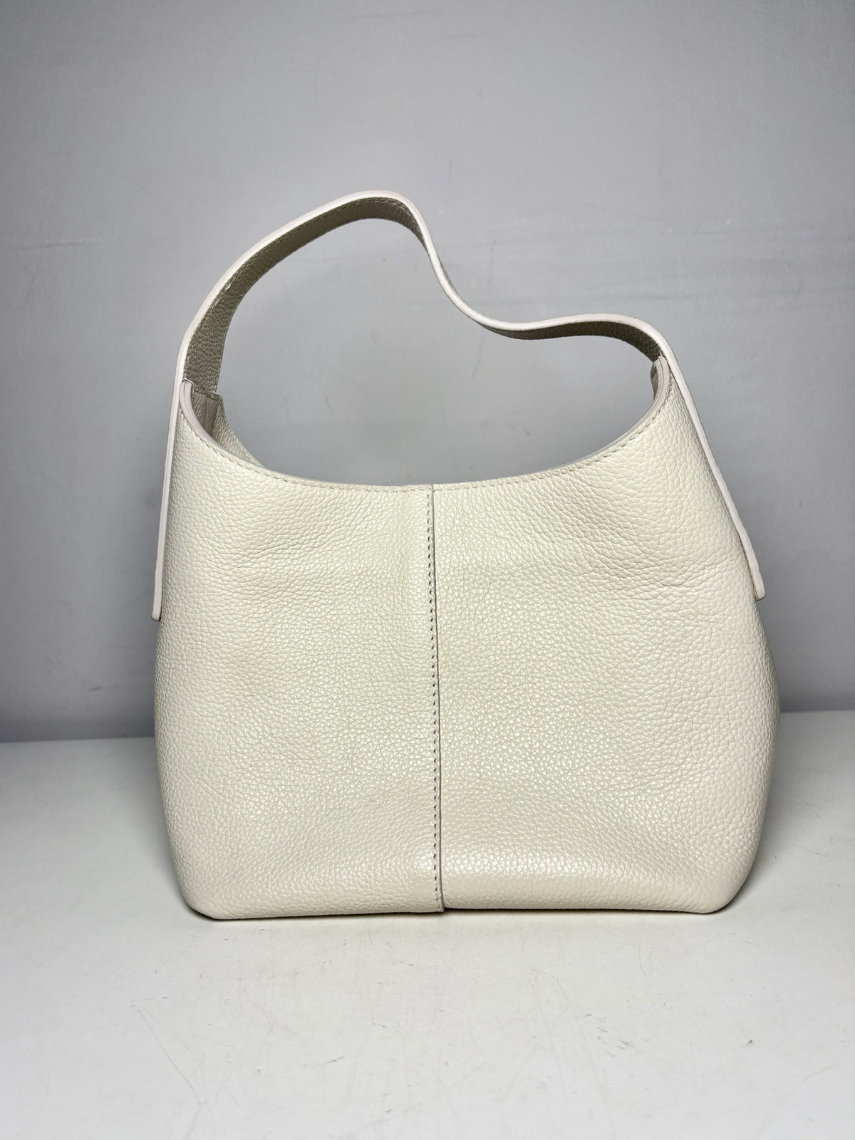 Banana Republic Leather Pre-owned Stone Pebble Grain Small Purse