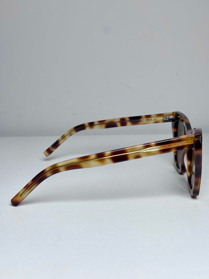Saint Laurent New Wave Kate 55MM Cat-Eye Pre-owned Brown Sunglasses