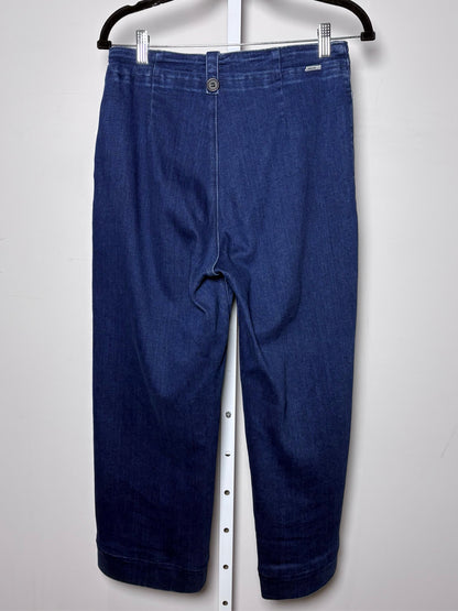 Women Size 28 (6) Mother Blue Ankle Pre-Owned Jeans