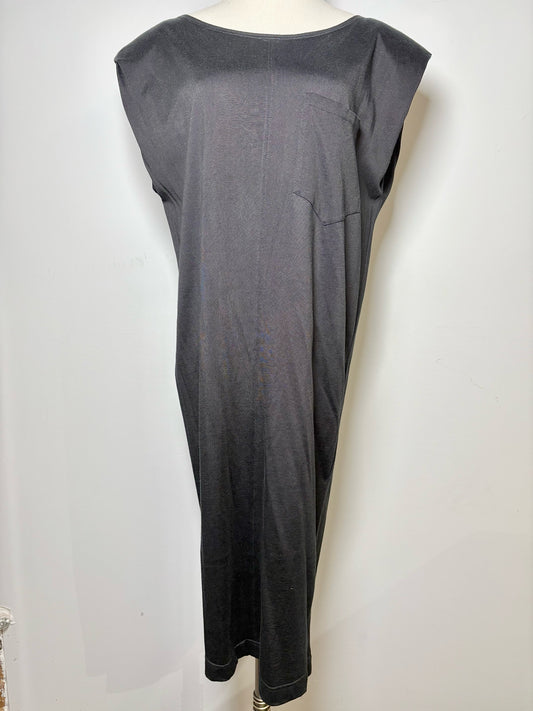 Women Size M/L Courreges Paris Black Solid Dress