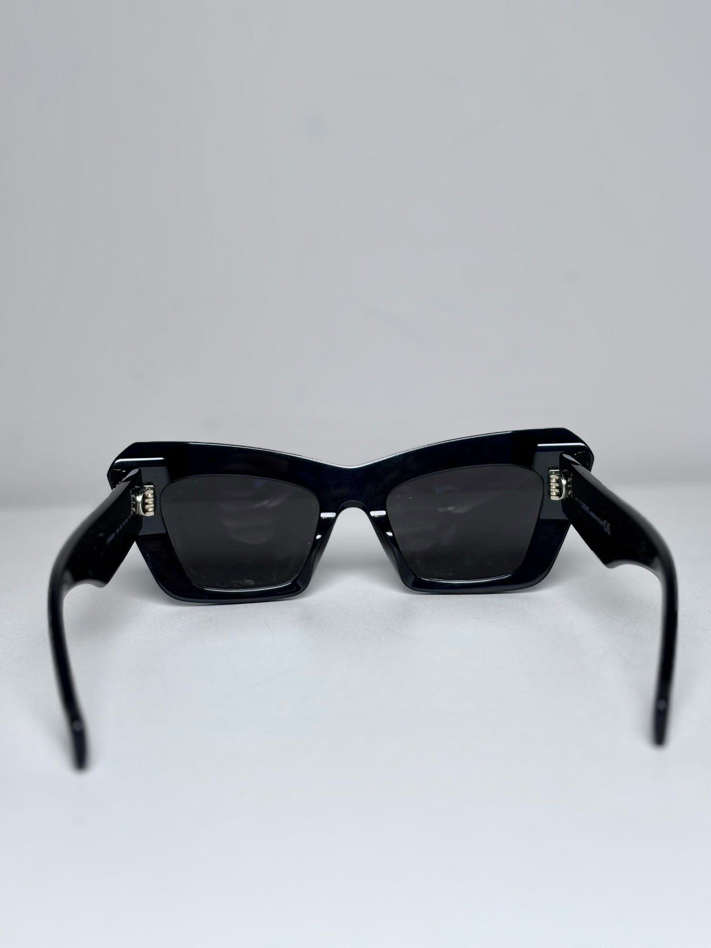 Acetate Loewe 50MM Cat-Eye Pre-owned Black Sunglasses