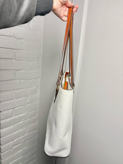 Dooney & Bourke Leather White Tote Bag