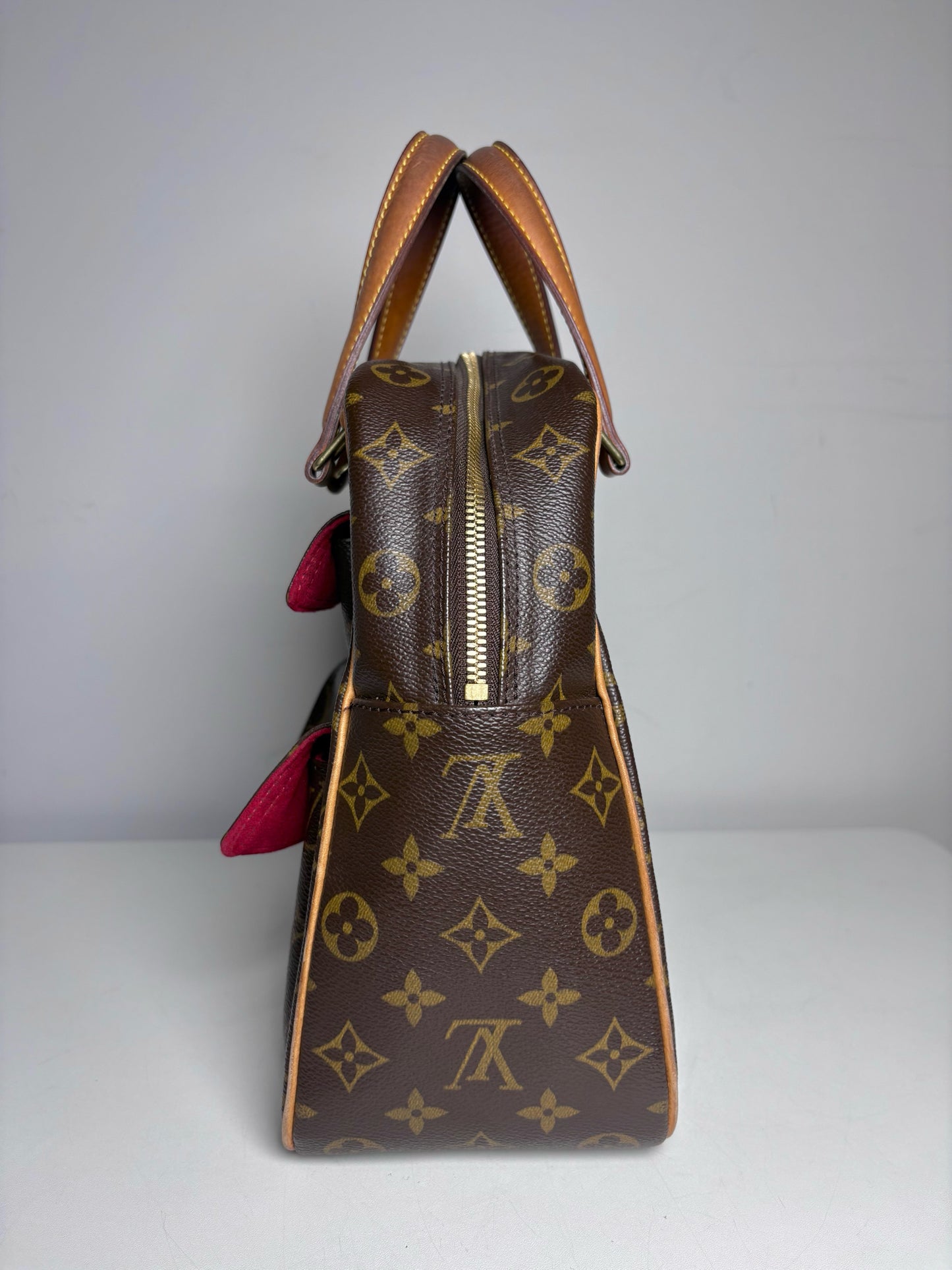Louis Vuitton Exentri Cite' Monogram Vintage Coated Canvas Pre-owned Brown Purse