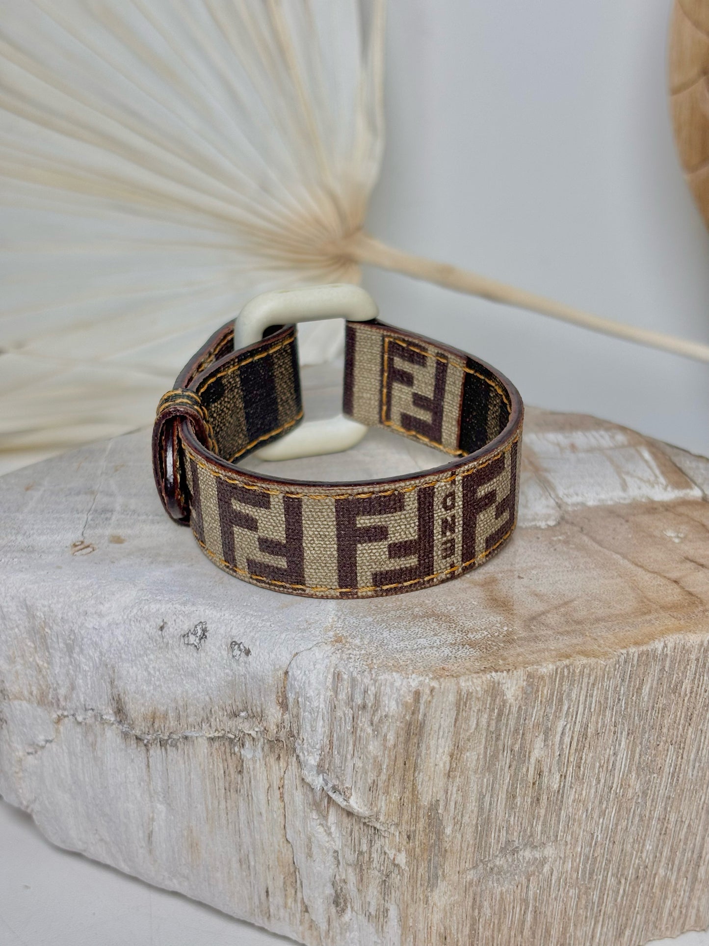 Coated Canvas Fendi Monogram Bracelet
