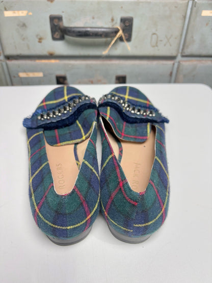W Shoe Size 10.5 Jack Rogers Green Flats