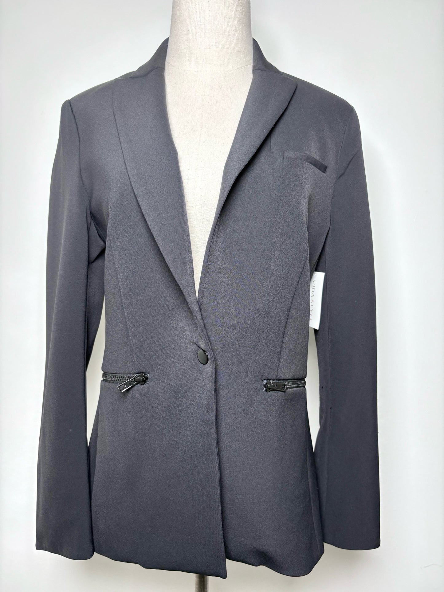 Women Size 6 Veronica Beard Black Solid Blazer