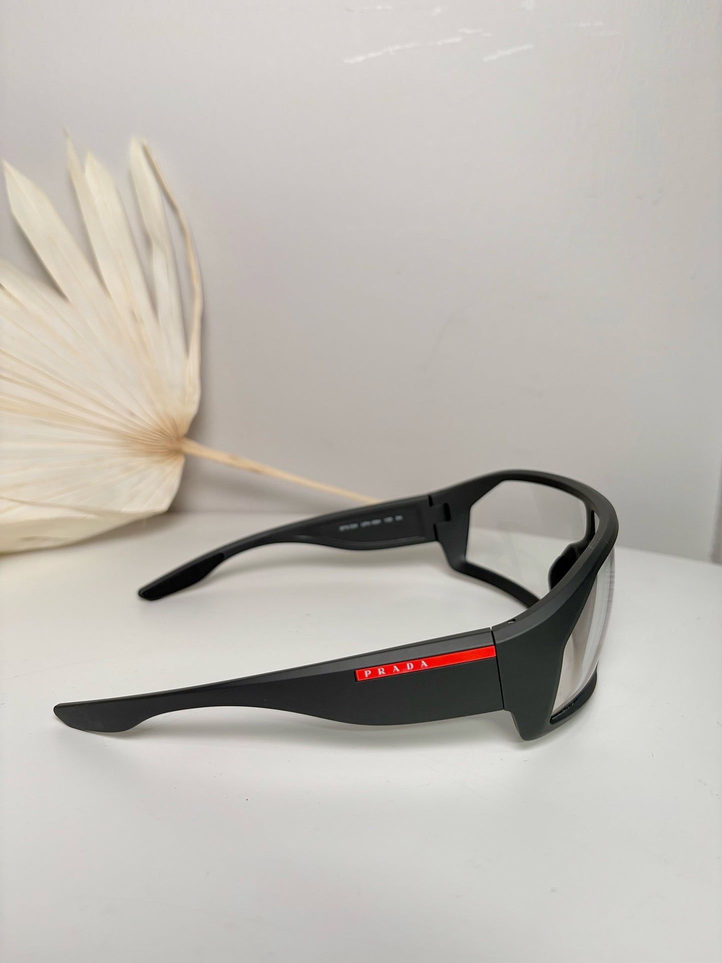Prada Gray Men's Linea Rossa Sunglasses