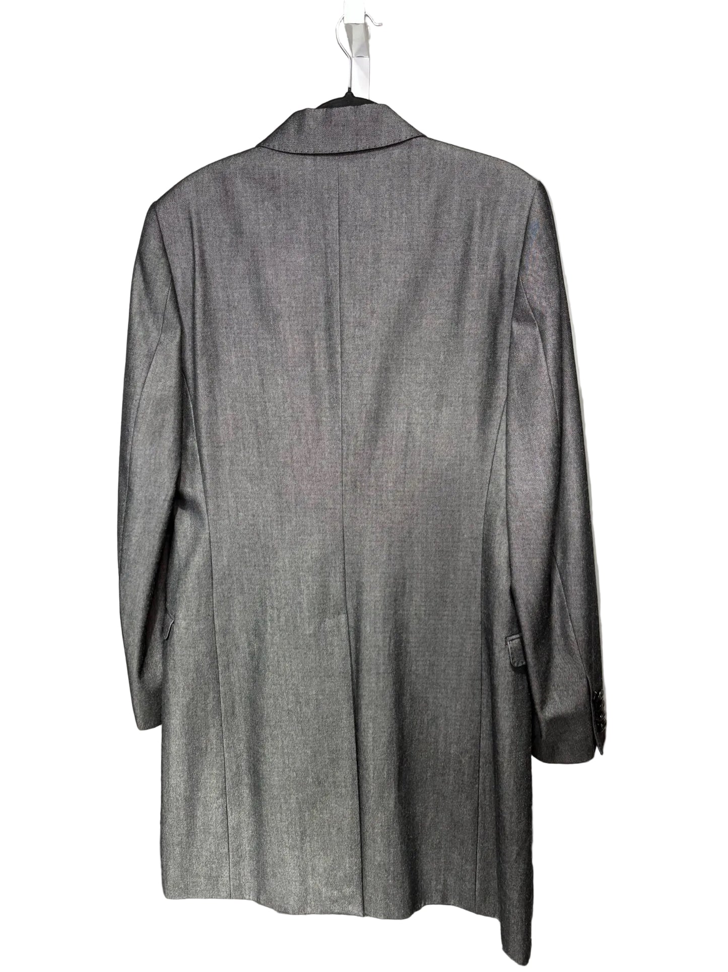 Dolce & Gabbana Gray 70% Wool, 30% Cotton Solid Men's Mens Size 52 (US XL) Coat