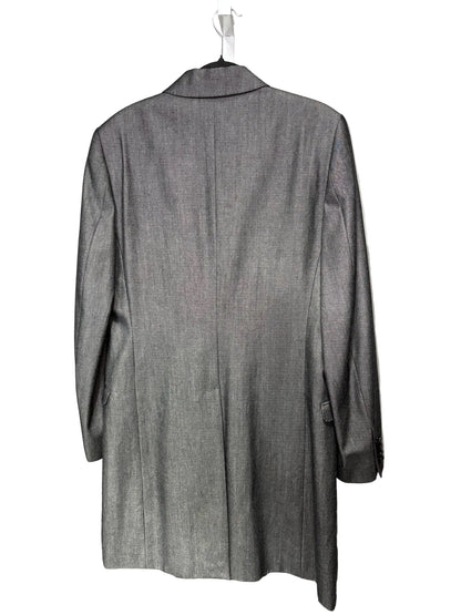 Dolce & Gabbana Gray 70% Wool, 30% Cotton Solid Men's Mens Size 52 (US XL) Coat
