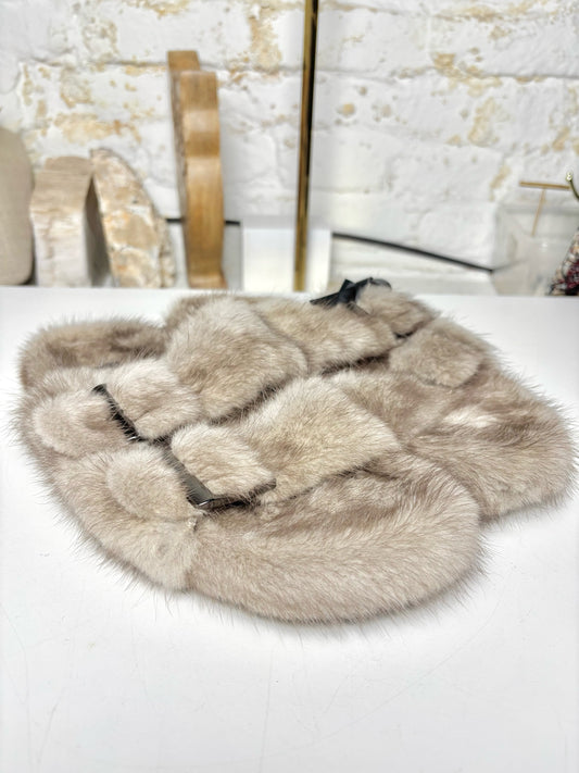 W Shoe Size 39 (8.5 US) Linda Richards Brown Mink Flats