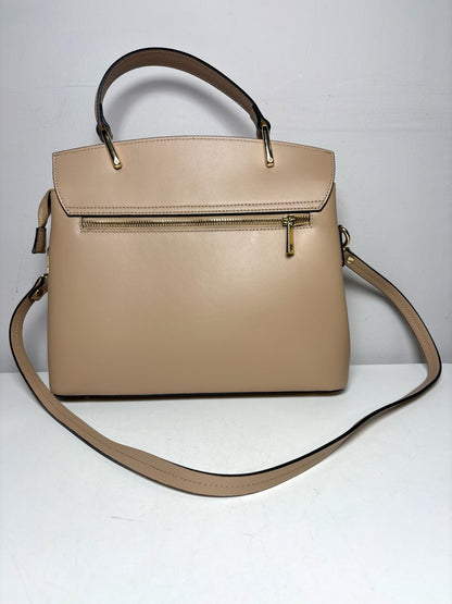 Women's LePARMENTIER Solid Leather Pre-Owned, Like-New Nude Medium Purse