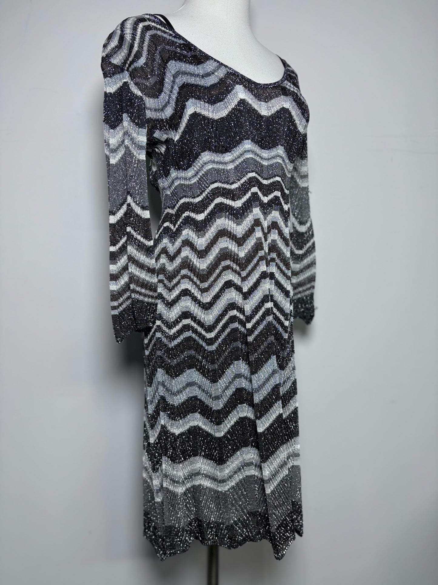 Women Size 6 M Missoni Knit Zig Zag Mdii Dress