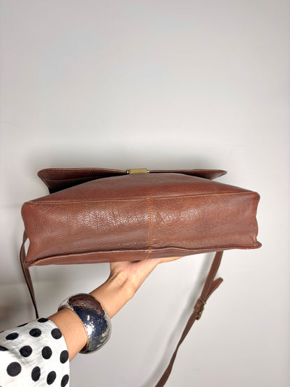 Leather Vintage Overland Briefcase