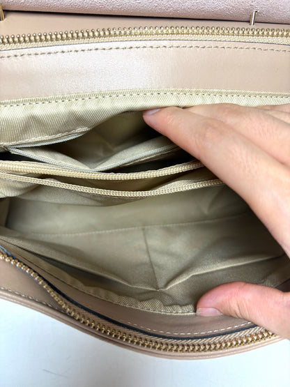 Women's LePARMENTIER Solid Leather Pre-Owned, Like-New Nude Medium Purse