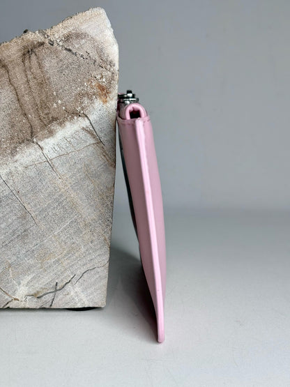 Fiorucci 90% Apple Leather Angels Pink Mini Wallet Pre-Owned