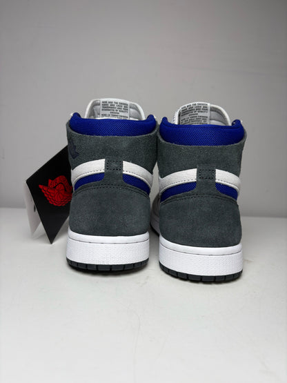 Women's Shoe Size 8.5 Nike Cobalt Blue & Charcoal Gray Suede NWT Pre-Owned High-Top Sneakers