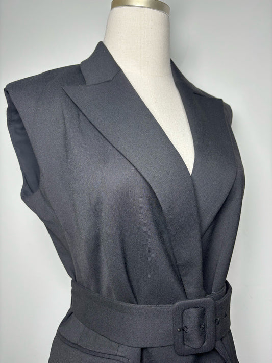 Women Size (2-4/S) Ted Baker Black Vest NWT Dress