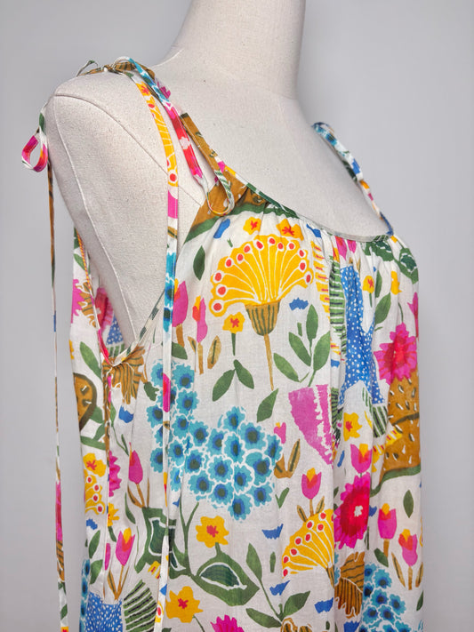 Women Size La DOUBLE J. editions Multi-Color Floral Dress