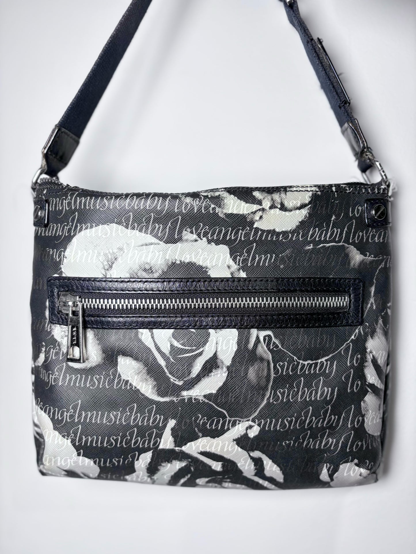 Gwen Stefani L.A.M.B. Floral Coated Canvas Crossbody Purse