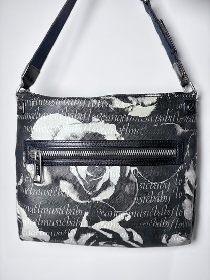 Gwen Stefani L.A.M.B. Floral Coated Canvas Crossbody Purse