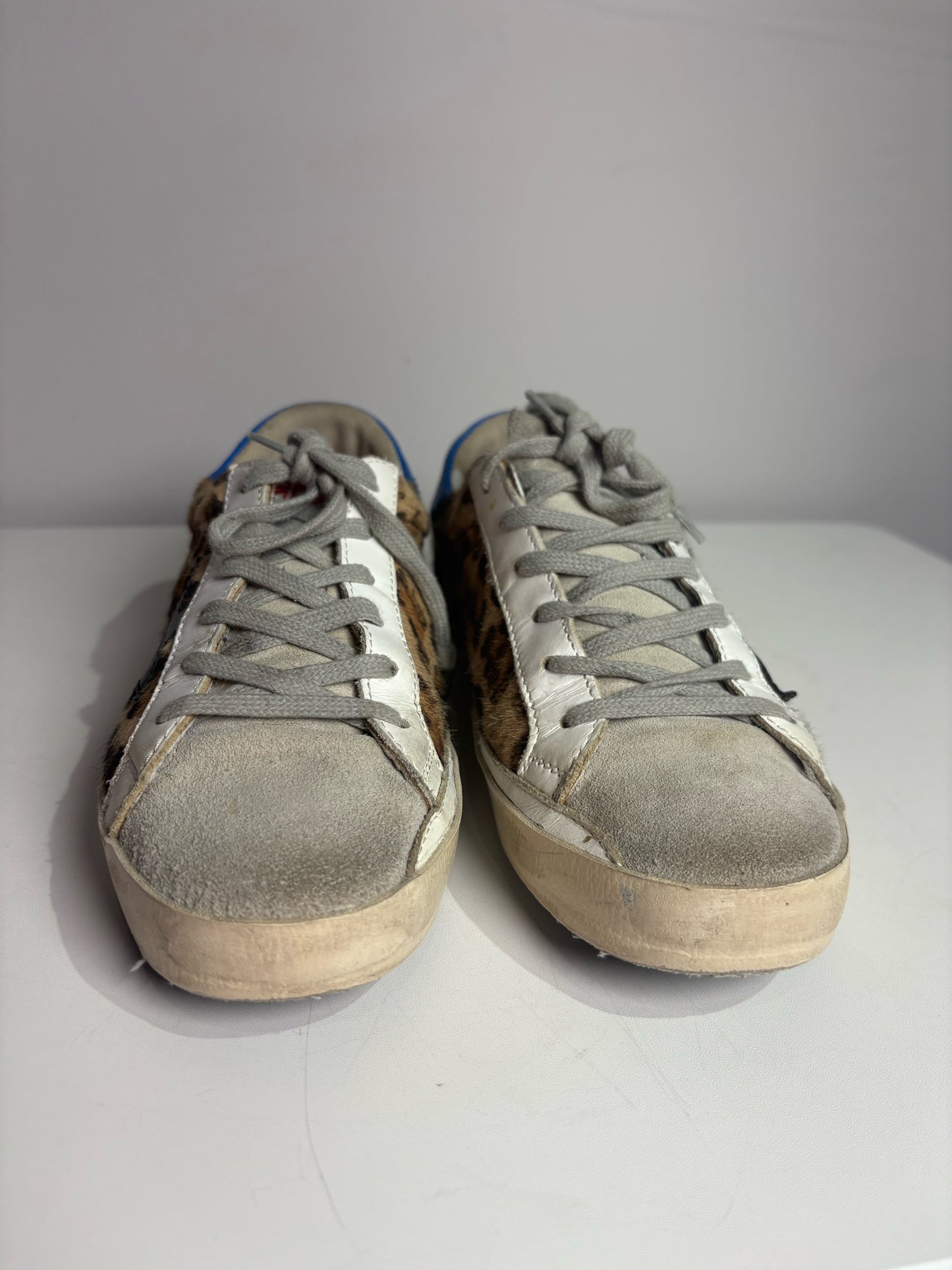 W Shoe Size 37 (7) Golden Goose Multi-Color Leather, Ponyhair Cowhide Sneakers