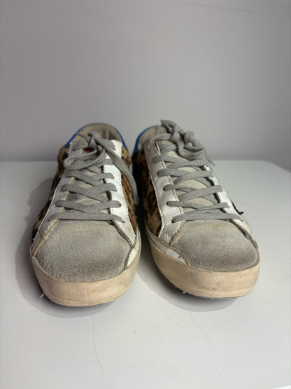 W Shoe Size 37 (7) Golden Goose Multi-Color Leather, Ponyhair Cowhide Sneakers