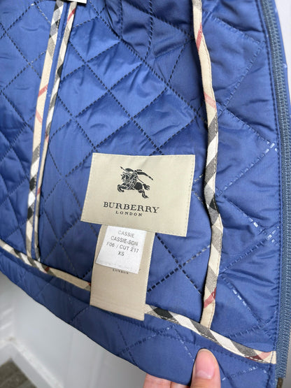 Women Size XS Burberry Blue Solid Polyester Vest