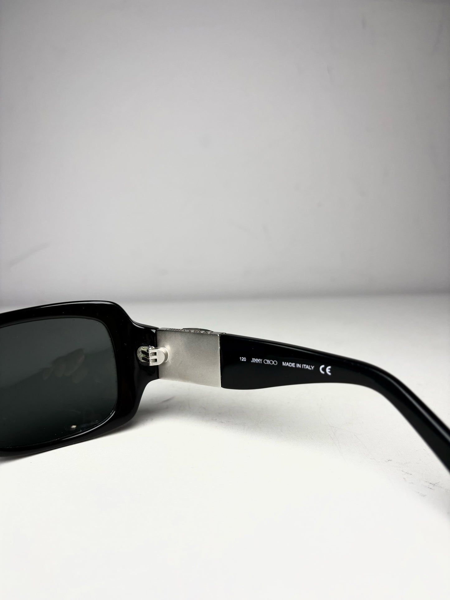 Jimmy Choo 0807 Rocks Pre-owned Black Acetate Rare Sunglasses