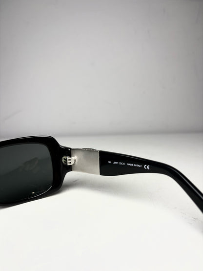 Jimmy Choo 0807 Rocks Pre-owned Black Acetate Rare Sunglasses