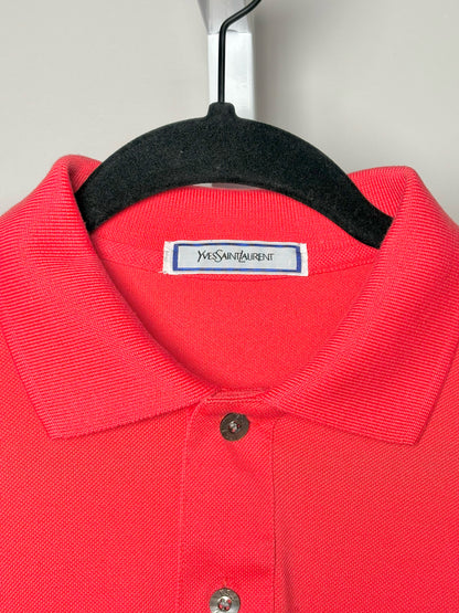Mens Size M Saint Laurent Red Solid Men's Shirt