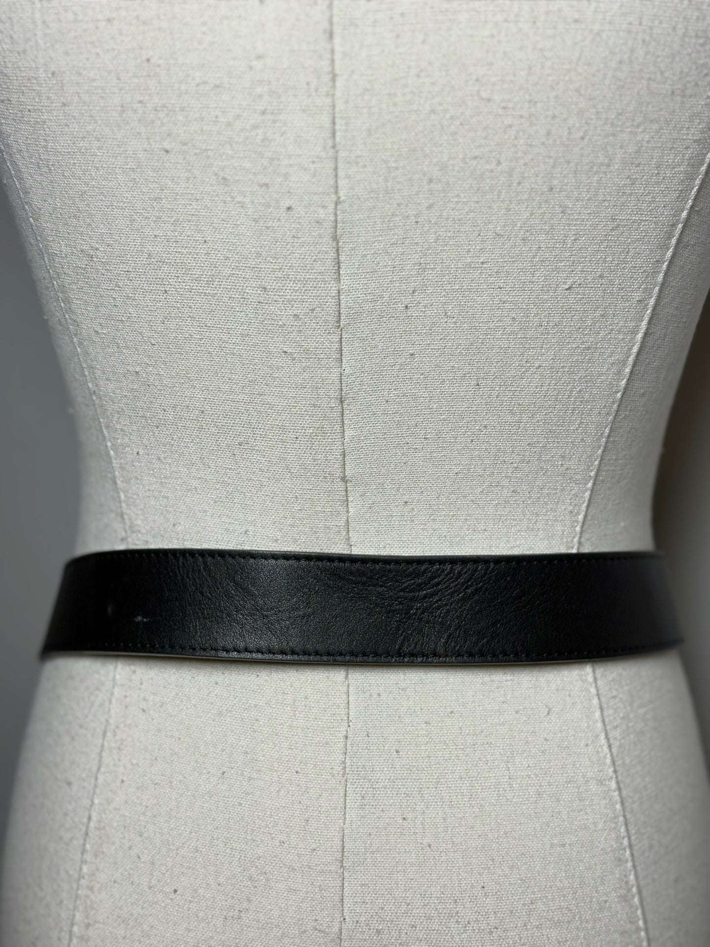 Gucci Double-G Marmont Leather 80-32 20mm (4/Small) Black Belt